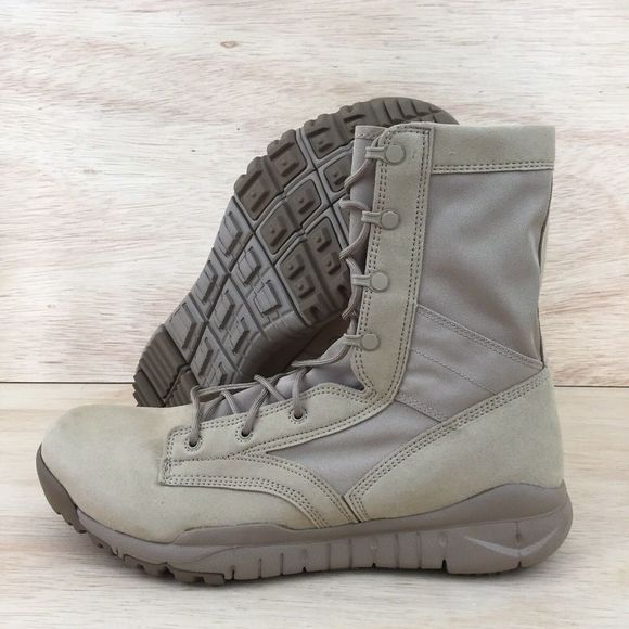 nike boots khaki